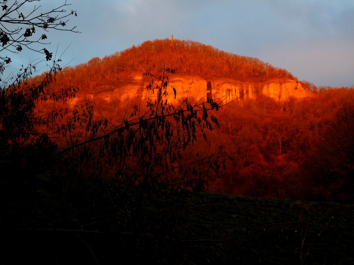 La Vouise au coucher du soleil Voiron Termerieu